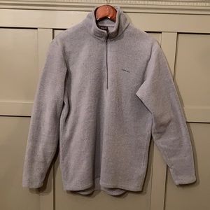 Patagonia Men's Capilene Fleece Quarter Zip Pullover Jacket Gray Size Medium